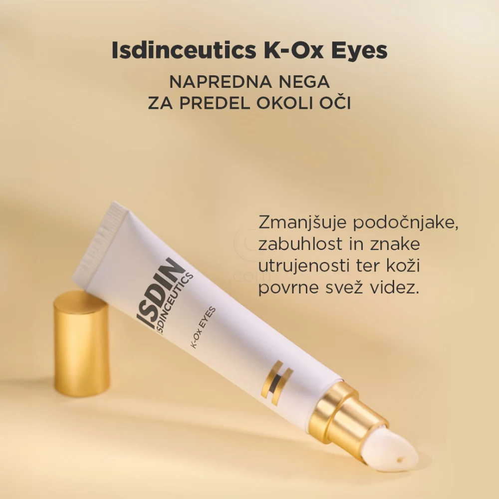 ISDIN Isdinceutics Rejuvenate K-Ox, krema za predel oči s keramičnim aplikatorjem (15 ml)